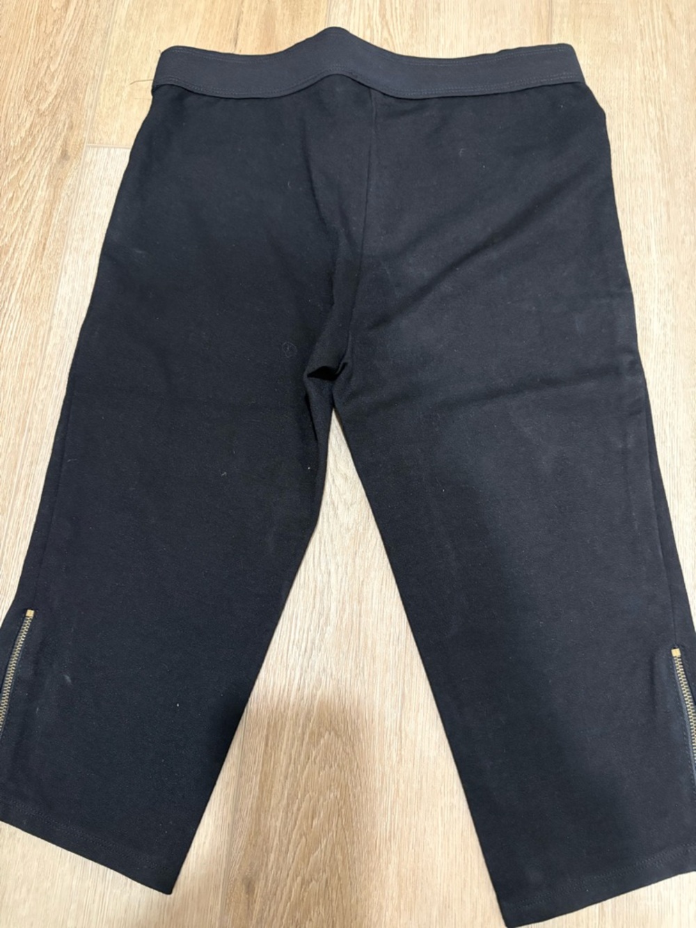 Bailey 44 Black Cropped Leggings with Side Zippers